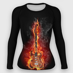 Рашгард женский Адская гитара, цвет: 3D-принт