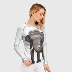 Рашгард женский Большой слон, цвет: 3D-принт — фото 2