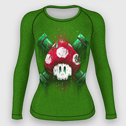 Рашгард женский Mushroom is Dead, цвет: 3D-принт