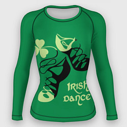 Рашгард женский Ireland, Irish dance, цвет: 3D-принт