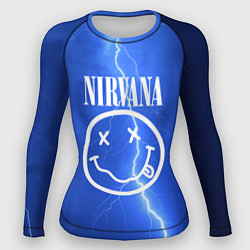 Рашгард женский Nirvana: Lightning, цвет: 3D-принт