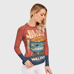 Рашгард женский Black Mirror: The Waldo, цвет: 3D-принт — фото 2
