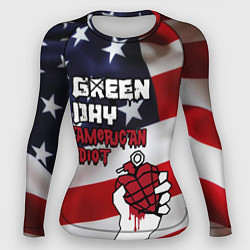 Рашгард женский Green Day American Idiot, цвет: 3D-принт