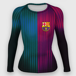 Рашгард женский Barcelona FC: Abstract 2018, цвет: 3D-принт
