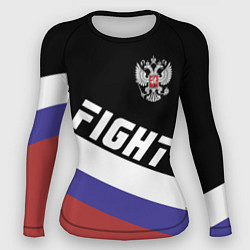 Рашгард женский Fight Russia, цвет: 3D-принт