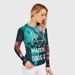 Рашгард женский Watch Dogs 2: Network Hack, цвет: 3D-принт — фото 2