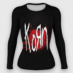 Рашгард женский Korn: Blood, цвет: 3D-принт