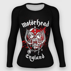 Рашгард женский Motorhead England, цвет: 3D-принт