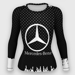 Рашгард женский Mercedes-Benz: Black Side, цвет: 3D-принт