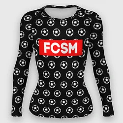 Рашгард женский FCSM Supreme, цвет: 3D-принт