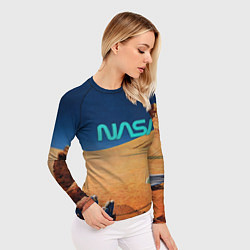 Рашгард женский NASA on Mars, цвет: 3D-принт — фото 2