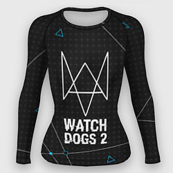 Рашгард женский Watch Dogs 2: Tech Geometry, цвет: 3D-принт