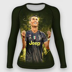 Рашгард женский Ronaldo: Juve Sport, цвет: 3D-принт