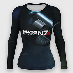 Рашгард женский Mass Effect N7, цвет: 3D-принт