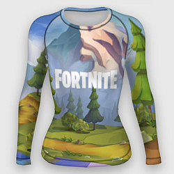 Женский рашгард Fortnite: Forest View