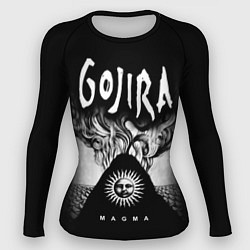 Рашгард женский Gojira: Magma, цвет: 3D-принт