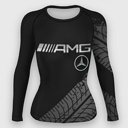 Рашгард женский Mercedes AMG: Street Racing, цвет: 3D-принт
