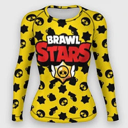 Женский рашгард Brawl Stars: Yellow & Black