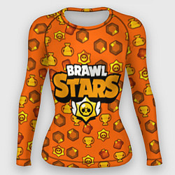 Женский рашгард Brawl Stars: Orange Team