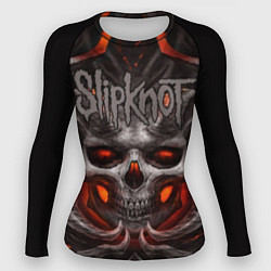 Рашгард женский Slipknot: Hell Skull, цвет: 3D-принт