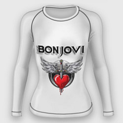 Рашгард женский Bon Jovi, цвет: 3D-принт