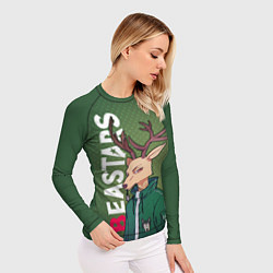 Рашгард женский Выдающиеся звери, цвет: 3D-принт — фото 2