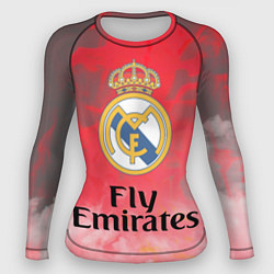 Рашгард женский Реал Мадрид, цвет: 3D-принт