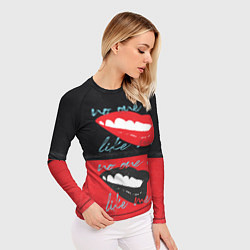 Рашгард женский No one is like me, цвет: 3D-принт — фото 2