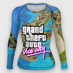 Рашгард женский GRAND THEFT AUTO:VICE CITY, цвет: 3D-принт