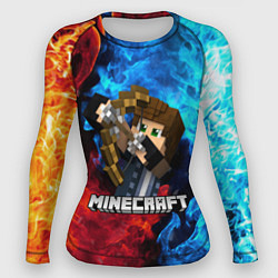 Рашгард женский Minecraft Майнкрафт, цвет: 3D-принт