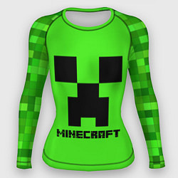 Рашгард женский MINECRAFT, цвет: 3D-принт