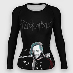 Рашгард женский PYROKINESIS, цвет: 3D-принт