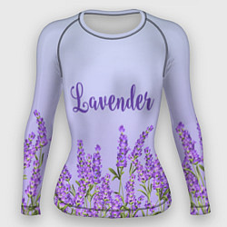 Рашгард женский Lavander, цвет: 3D-принт