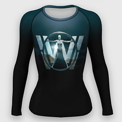 Рашгард женский Westworld Logo, цвет: 3D-принт