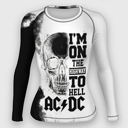 Рашгард женский I'm on the highway to hell ACDC, цвет: 3D-принт