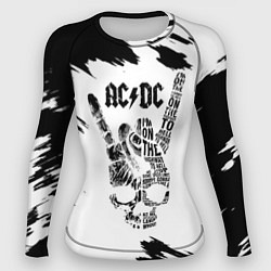 Рашгард женский ACDC, цвет: 3D-принт