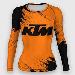 Рашгард женский KTM, цвет: 3D-принт