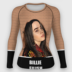 Рашгард женский Billie Eilish, цвет: 3D-принт