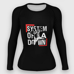Рашгард женский System of a Down, цвет: 3D-принт