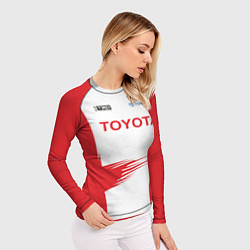 Рашгард женский Toyota Driver, цвет: 3D-принт — фото 2
