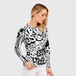 Рашгард женский Rock, цвет: 3D-принт — фото 2