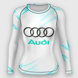 Рашгард женский Audi, цвет: 3D-принт