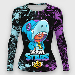 Рашгард женский Brawl Stars Leon Shark, цвет: 3D-принт