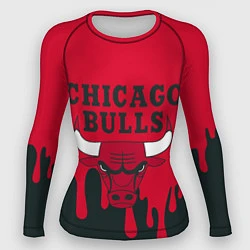 Рашгард женский Chicago Bulls, цвет: 3D-принт