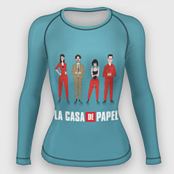 Женский рашгард БУМАЖНЫЙ ДОМ