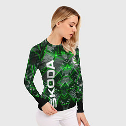 Рашгард женский SKODA, цвет: 3D-принт — фото 2