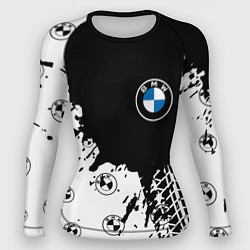 Рашгард женский BMW БМВ, цвет: 3D-принт