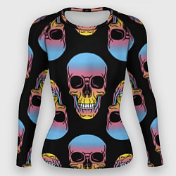 Женский рашгард Neon skull!