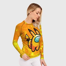 Рашгард женский AMONG US - Pikachu, цвет: 3D-принт — фото 2