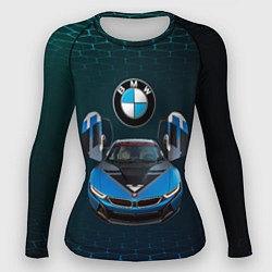 Рашгард женский BMW i8 Turbo тюнинговая, цвет: 3D-принт